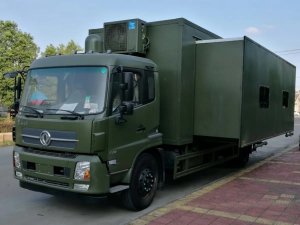 东风天锦24人宿营车